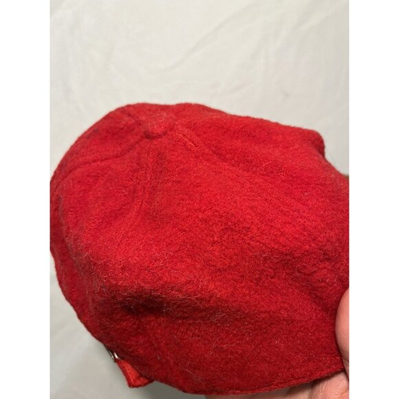 Vintage Gap Hat Baseball Cap Strap Back Wool Crown Red Suede Body Adult O/S - Picture 10 of 10
